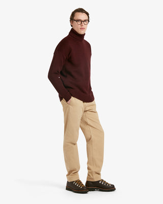 Men's Submariner Jumper Burgundy by Gloverall