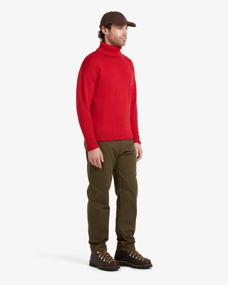 Men's Submariner Jumper Red by Gloverall