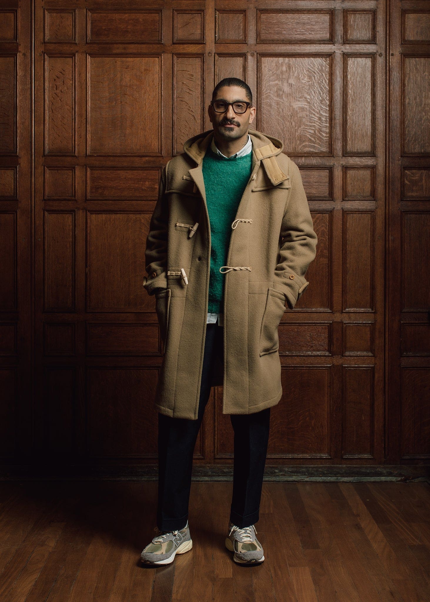 Men's Original Monty Duffle Coat Camel - Main Image
