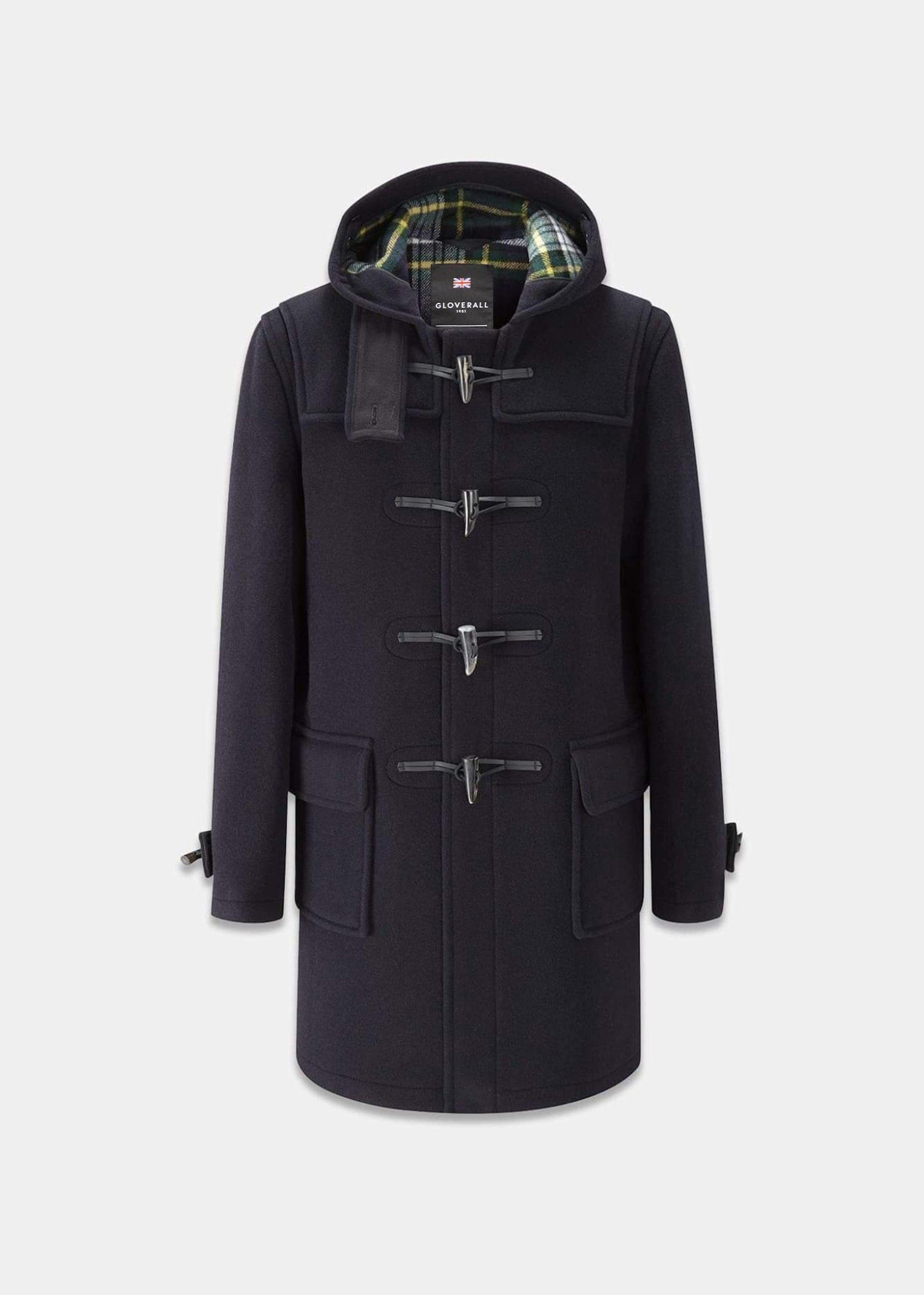 Men's Morris Duffle Coat Navy Dress Gordon1