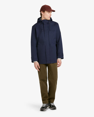 Men's Sharpe Technical Hooded Parka Navy