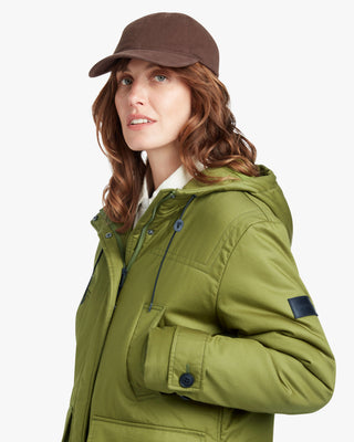 parka Shepherd Dufflewool pour femme, coloris vert mousse – Gloverall