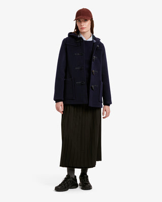 Women's Freda Short Slim Fit Duffle Coat Navy Dress Gordon by Gloverall