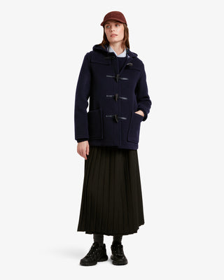 Women's Freda Short Slim Fit Duffle Coat Navy Dress Gordon by Gloverall