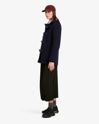 Women's Freda Short Slim Fit Duffle Coat Navy Dress Gordon by Gloverall