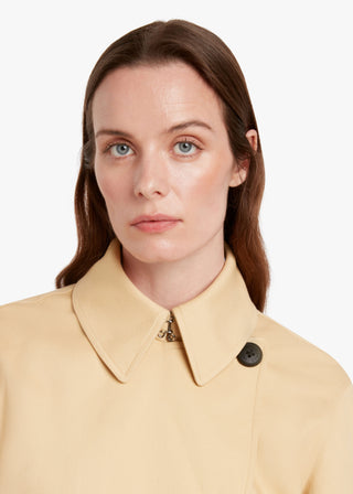 Women's Bacall Cropped Trench Camel by Gloverall