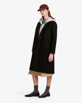 Women's Chesterfield Overcoat Black by Gloverall