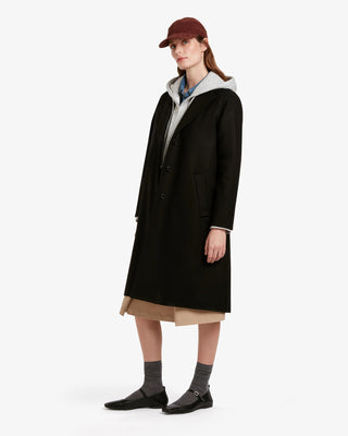 Women's Chesterfield Overcoat Black by Gloverall