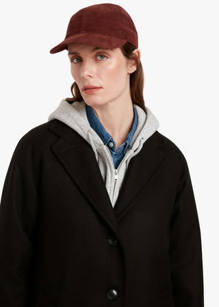 Women's Chesterfield Overcoat Black by Gloverall