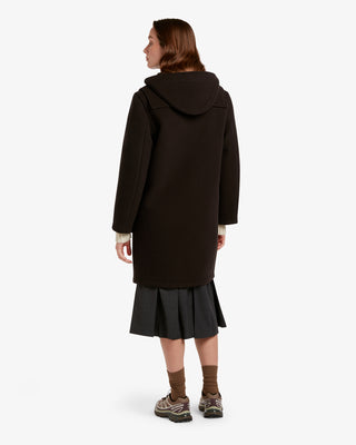 Women's Freda Duffle Coat Brown MacDuff Hunting by Gloverall