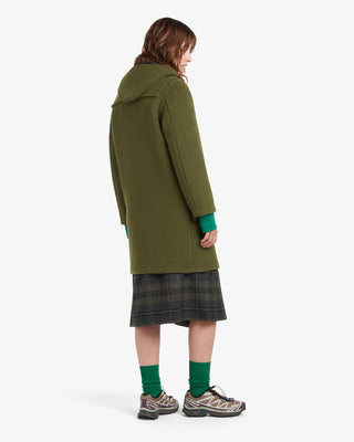 Women's Freda Duffle Coat Loden Check by Gloverall