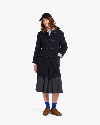 Frauen Morris Duffle Coat Navy Kleid Gordon