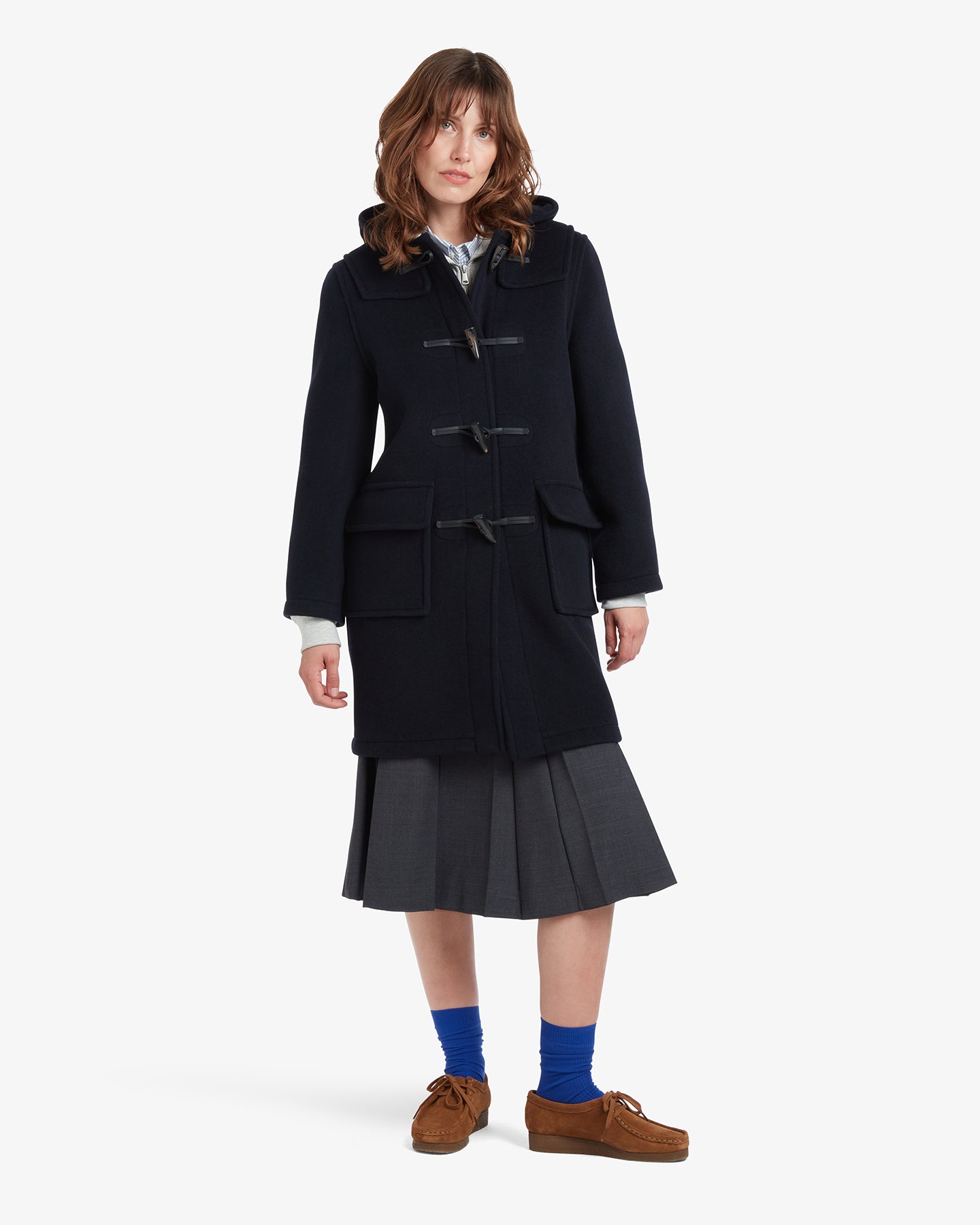Freda Duffle Coat Navy Watch