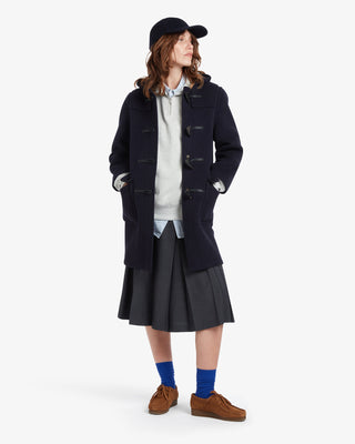 Women's Freda Duffle Coat Navy Dress Gordon by Gloverall