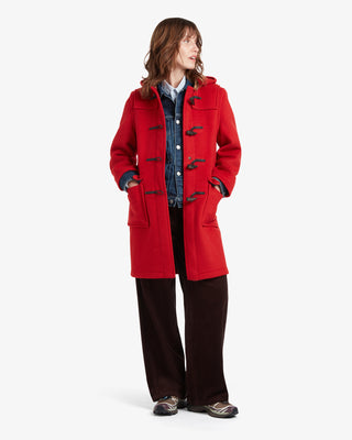 Women's Freda Duffle Coat Red Thomson by Gloverall