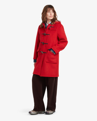 Women's Freda Duffle Coat Red Thomson by Gloverall