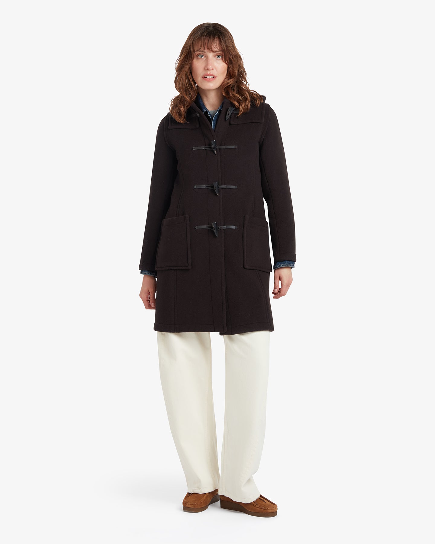 Freda Long Slim Fit Duffle Coat MacDuff Hunting