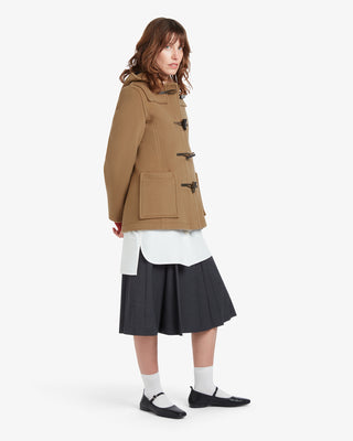 Women's Freda Short Slim Fit Duffle Coat Camel Buchanan by Gloverall