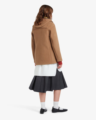 Women's Freda Short Slim Fit Duffle Coat Camel Buchanan by Gloverall