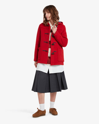 Women's Freda Short Slim Fit Duffle Coat Red Thomson