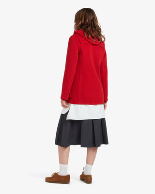 Women's Freda Short Slim Fit Duffle Coat Red Thomson