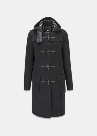 Women's Freda Duffle Coat FC Charcoal by Gloverall