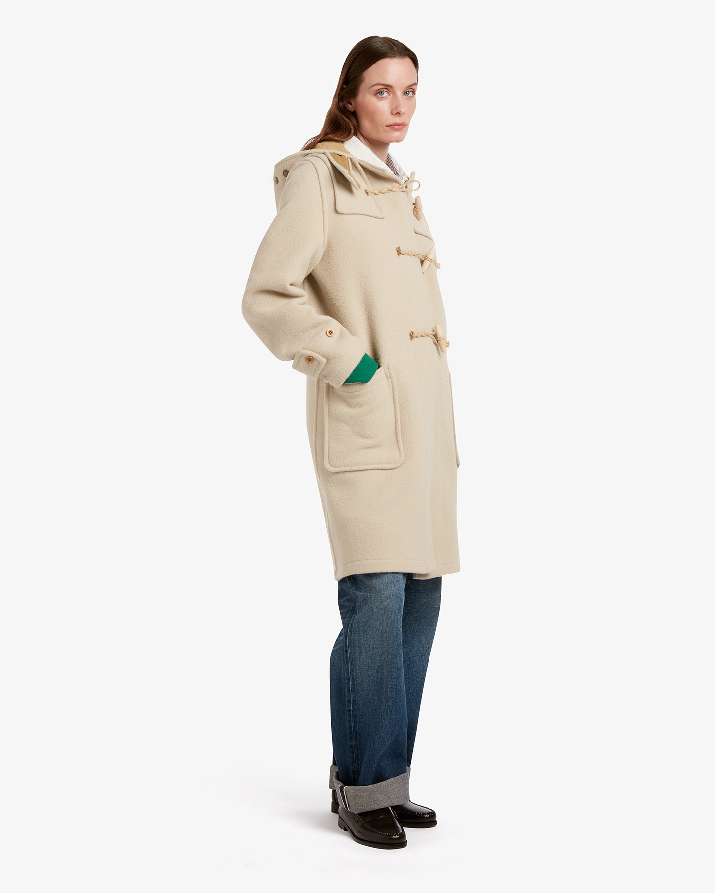 ジャケット・アウター MONT LIVRE X CASSIDY DUFFLE COAT Women's Original Monty Duffle Coat Natural | Gloverall