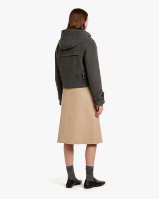 Women's Shelley Cropped Duffle Jacket Grey by Gloverall