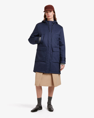 parka Shepherd Dufflewool pour femme, coloris bleu marine français – Gloverall