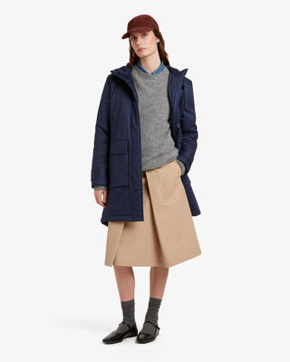 parka Shepherd Dufflewool pour femme, coloris bleu marine français – Gloverall