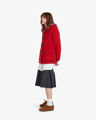 Women's Short Slim Fit Freda Duffle Coat Red Thomson
