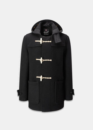 Mid Monty Duffle Coat Brown with Black Trim Gloverall