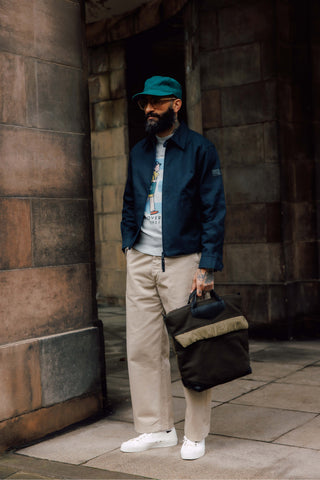 Unisex Gloverall x Minnessak Cross Body Bag Navy