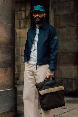 Unisex Gloverall x Minnessak Cross Body Bag Khaki