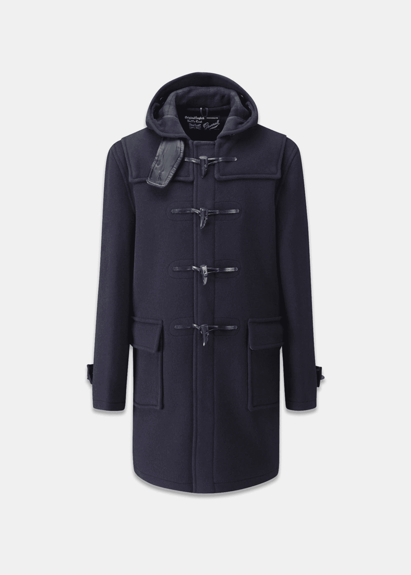 Morris Duffle Coat Navy Black Watch Gloverall