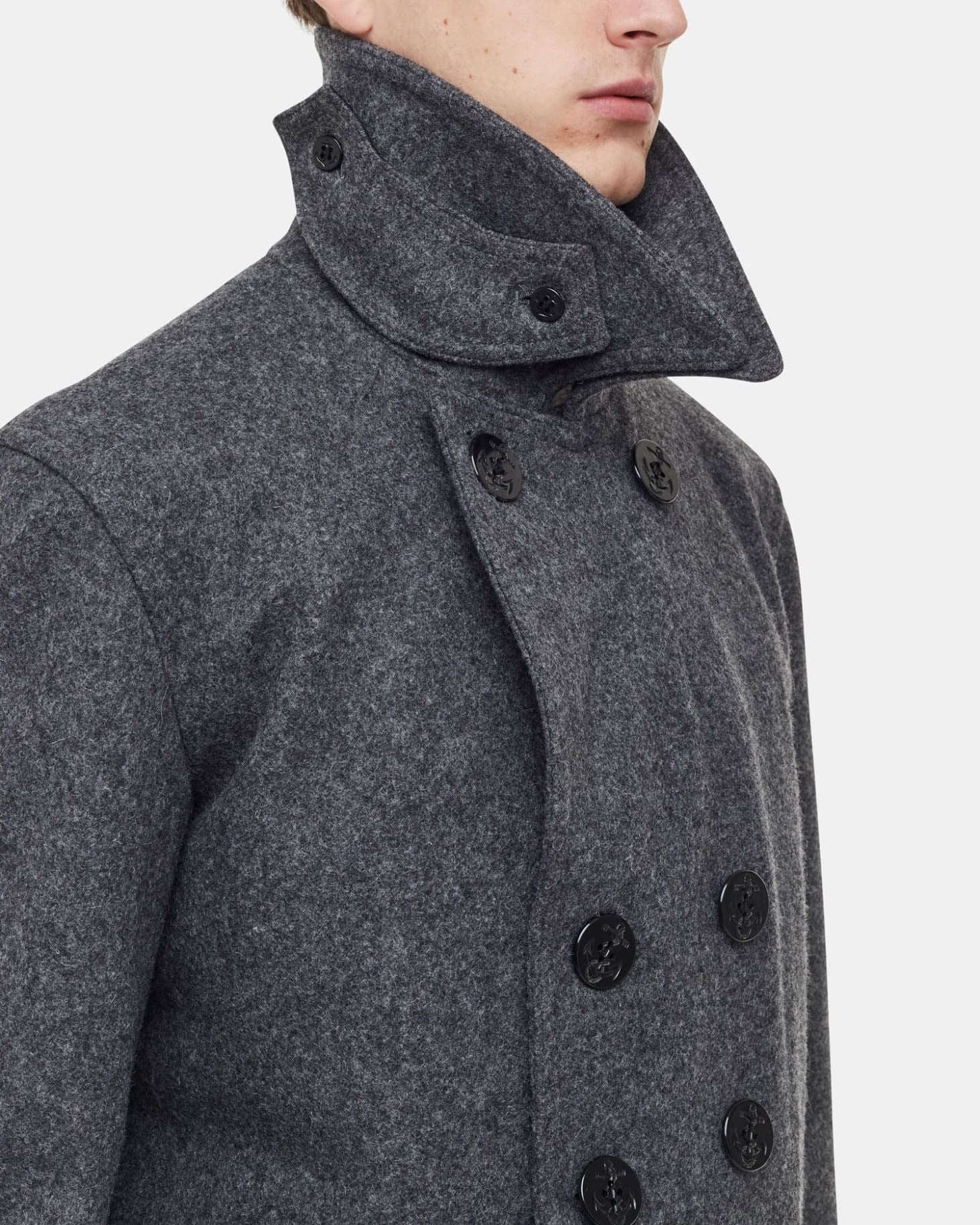 Admiralty Melton Wool Peacoat