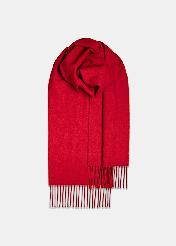 Lambswool Scarf Scarlet
