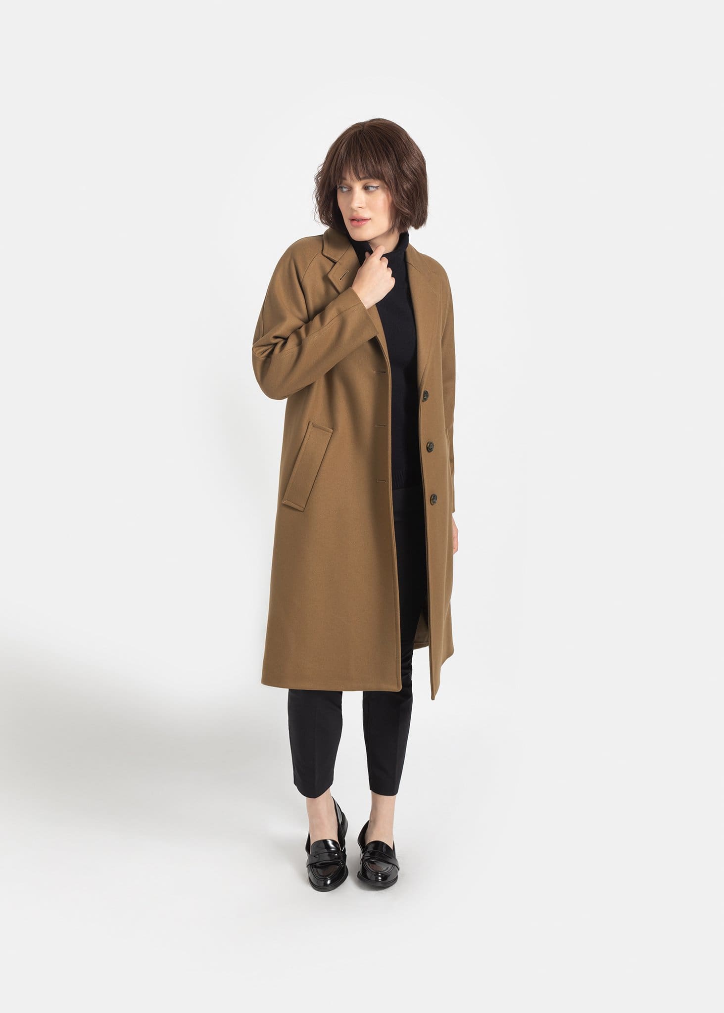 Women's Chesterfield Overcoat Camel