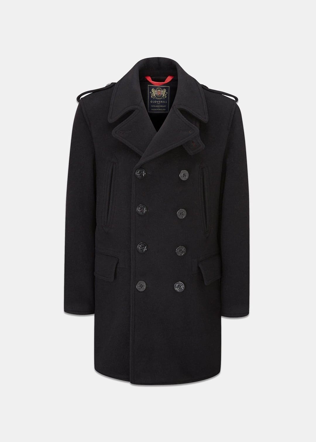 Men's Churchill Anniversary Reefer Peacoat - Gloverall