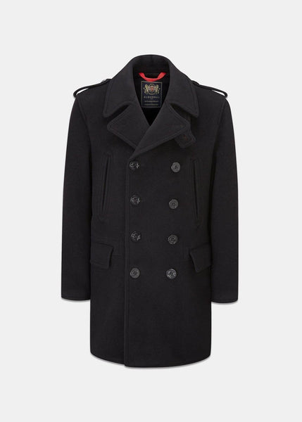 Men's Churchill Anniversary Reefer Peacoat - Gloverall