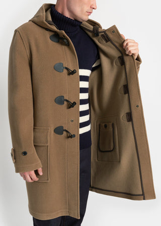 Edmund Herringbone Duffle Camel ARCHIVED, NO STOCK 10/23 Gloverall