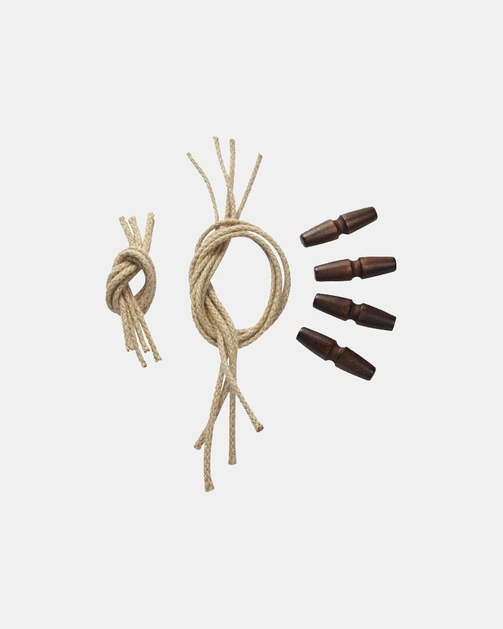 Mid Length Monty Wooden Toggles Jute Rope