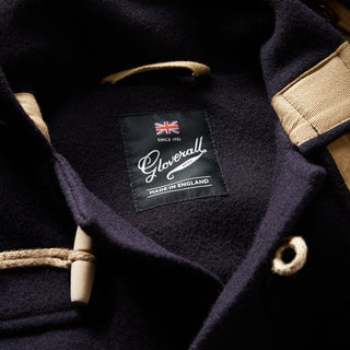 Navy Mid Length Duffle Coat Gloverall