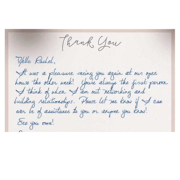 Handwritten note